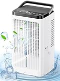 Mobile Klimaanlage, 1500ML-Ventilator, 4 Geschwindigkeiten, 7-farbige...