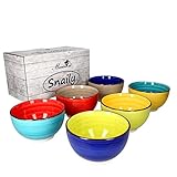 MamboCat 6er Müslischalen-Set Malaga Snaily I Robustes Steingut-Geschirr für 6...