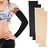 InnoHHustle 2 Paar Tattoo-Ärmel Abdeckung Unterarm Ellbogens Sonnenschutz...
