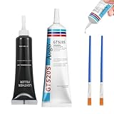 BUDOCI Leder Reparatur Set, Fiussigleder Reparatur Creme Set Schwarz Leder...