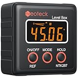 Neoteck Digitaler LCD Winkelmesser Neigungsmesser Wasserdicht Inklinometer Bevel...