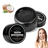 Thoquene 30g x 2PCS Zahnweiss Pulver, Natural Charcoal Teeth Whitening Powder,...