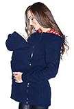 Tragejacke / Fleecepullover für Tragetuch Tragepullover für beide 3073A (44,...