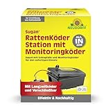 Neudorff Sugan RattenKöderStation mit Monitoringköder – Verschließbares...
