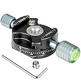 Koolehaoda Panorama Stativkopf 360° Rotation Panorama Basis kompatibel mit Arca...