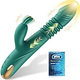 Vibration für Frauen Vibrator mit Stoßfunktion, Dildo Sex Spielzeug für Die...