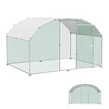 YRHome 3x2x2m Freilaufgehege Hühnerstall Haustierkäfig aus Metall...