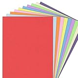 100 Blatt - 120g A4 Tonpapier Bunt, Bastelpapier Buntes Papier Druckerpapier -...