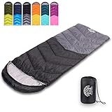 Flantree Schlafsack für 4 Jahreszeiten, Erwachsene und Kinder, für Camping,...