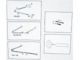 Universal Winkelstange, DUSCHVORHANGSTANGE, Duschvorhang/Winkel, U und L - Form...