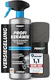 Prinox Profi Keramikversiegelung Auto Set 550 ml inkl. Mikrofasertuch - Keramik...