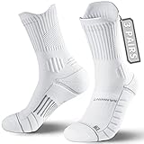 Rahhint Coolmax 3 Pack Kompressions Laufsocken Herren Damen Anti-Blasen-socken...