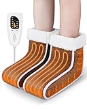 Fußwärmer Elektrisch, SUPPOU Elektrisch Fusswärmer mit 6 Temperaturstufen und...