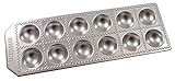 Fackelmann 40926 hausgemachte Ravioli, runde Form für 12 Abdrücke. 34 x 11,5 x...