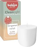 Bolsius - CleanLight Refill - Nachfüllbare Duftkerze - Bergamotte & Neroli -...