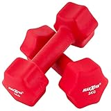 MAXXIVA Hantelset Neopren Kurzhanteln 2 x 3.0 kg Fitnesshanteln Krafttraining...