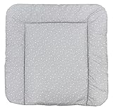 TupTam Baby Wickeltischauflage mit Baumwollbezug Gemustert, Farbe: Kleine...