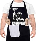 DXDXDXD Star Wars Schürze, mit 2 Taschen 95cm Große Männer Grill Schürze,...