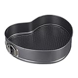 Relaxdays XL Backform Herz, romantische Kuchen & Torten, antihaft, Springform,...