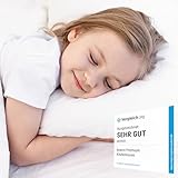 Kinderkopfkissen Kissen 40x60 - Ergonomisches Kissen Kinder für weiche Träume...