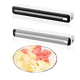 2 Stück Frischhaltefolien Spender, Wand-Folienschneider Saugnäpfe...