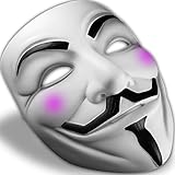 Retoo Anonymous Maske, Halloween Maske, Grusel Maske, Game Master Mask, Guy...