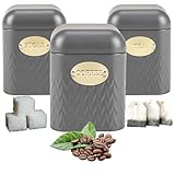 KARL HAUSMANN Küchendosen Set - 3-teiliges - Edelstahl Behälter für...