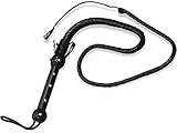 Rotierende Bullenpeitsche 150 cm Bull Whip Peitsche Echtes Rindleder