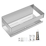 EXLECO Duschablage Ohne Bohren Duschregal Wand Edelstahl Badregal mit 2 Haken...