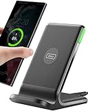 INIU Wireless Charger Stand, 15W Induktive Ladestation Schnelles Kabelloses...