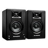 M-Audio BX3 - Aktive 120-Watt Desktop-Computerlautsprecher / Studiomonitore für...