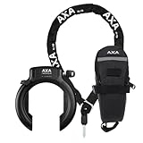 AXA Set Imenso XL Rahmenschloss + ULC 130 Einsteckkette + Tasche –...