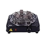 Premium Shisha Kohleanzünder elektrisch für Shisha Kohle - 5 Stufen Hitze,...