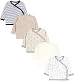TupTam Baby Langarm Wickelshirt 5er Set aus Oeko-TEX zertifizierten Stoffen...