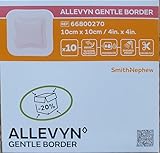 Allevyn Gentle Border Selbsthaftende Wundkompresse, 66800270, 10 x 10 cm, 10...