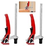 2 Stück Spannelement mit Hebelgriff, Ganzstahl Tischzwinge für...