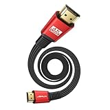 JSAUX 4K HDMI Kabel 4Meter [4K@60Hz,HDMI 2.0,18Gbps] 4K Flach HDMI 2.0 Kabel...