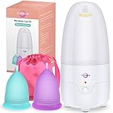 YTYOMUR Menstruationstassen-Dampfsterilisator mit 2 wiederverwendbaren...