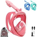 SaiXuan Schnorchelmaske XS für Kinder – 180° Tauchermaske mit...