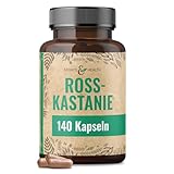 Rosskastanien Kapseln – 800mg Reines Extrakt mit Weinlaub und Acerola Vitamin...
