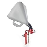 ORAZIO Pneumatische Trichterpistole Putzpistole 10L 3 Düsen Air Hopper Feed...