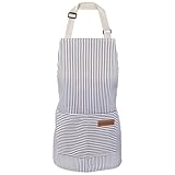 Giantree Kinderschürze Mädchen Jungen, Streifen Verstellbare Kinderschürze,...