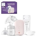 Philips AVENT Elektrische Einzelmilchpumpe, in Klinikqualität, Trinkrhythmus...