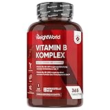 Vitamin B Komplex - 1 Jahr Vorrat - 365 Vitamin B mit Vitamin C Tabletten - Alle...