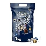 Lindt LINDOR Schokoladen Kugeln Dunkle Mischung | 1 kg Beutel,...
