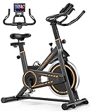 Heimtrainer Fahrrad, UREVO 10kg Schwungrad Spinning Bike Indoor mit 120 kg...