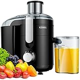 GDOR Entsafter 600W Entsafter Gemüse Und Obst Mit Großem 65mm Einfüllschacht...