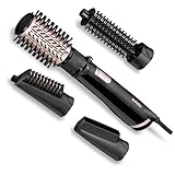 BaByliss Dry, Straighten and Style - Rotierende Warmluftbürste, 1000W Ionen...