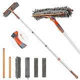 Eazer 2-in-1-Fensterreinigungsgerät, Teleskop-Fensterreiniger-Werkzeug, 162 cm...