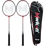 Merkan Badmintonschläger-Set für 2 Spieler, leicht und robust,...